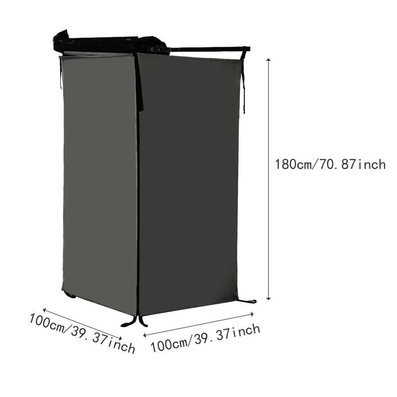 Car Side Shower Tent Waterproof Privacy Shelter For Camping And Travel 2