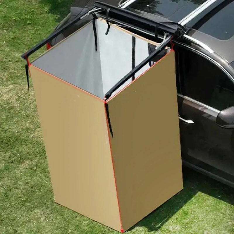 Car Side Shower Tent Waterproof Privacy Shelter For Camping And Travel 7
