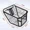 Large Bike Rear Basket With Lid Metal Pannier For Electric And City Bikes 1
