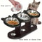 Adjustable Elevated Cat Bowls Feeder For Comfortable Feeding 9