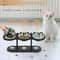 Adjustable Elevated Cat Bowls Feeder For Comfortable Feeding 0