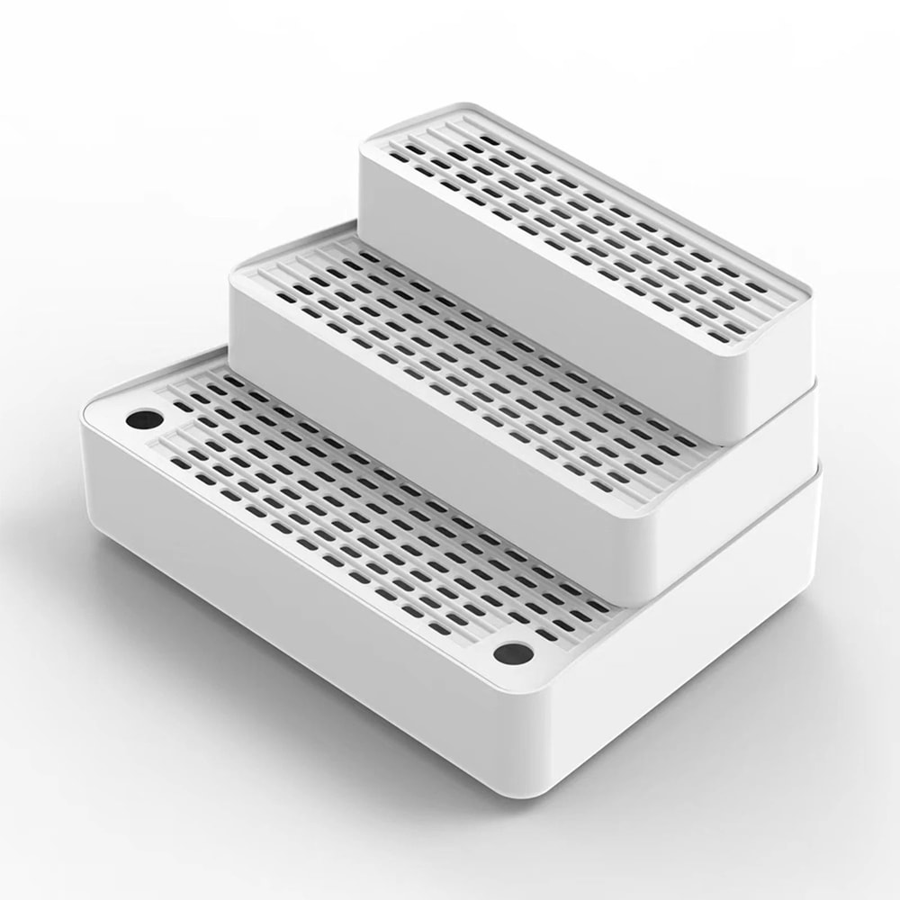 Three Step Cat Litter Box Ramp With Non Slip Feet Filter 12