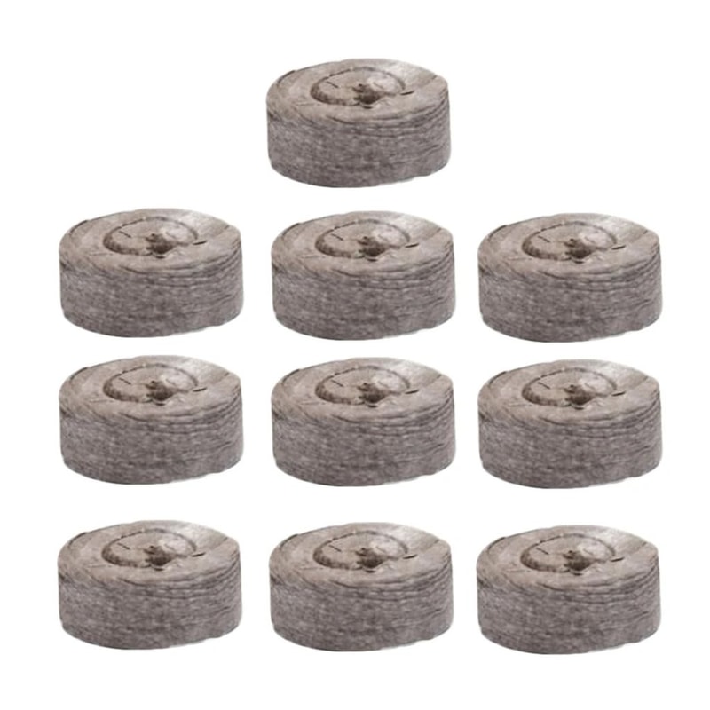 Seed Starting Peat Pellets Soil Blocks For Garden Seedlings 10 Pack 1