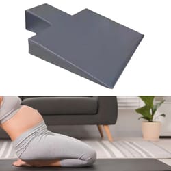 large pilates wedge block for stretching balance and reformer training