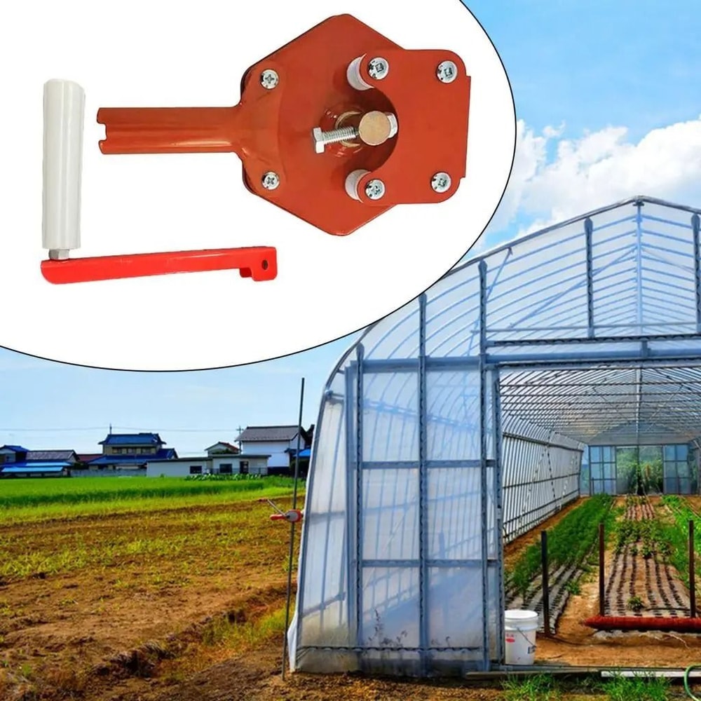 Greenhouse Hand Crank Winch Manual Roll Up Vent Lifting Device 4