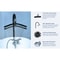 Adjustable Head Spa Equipment Frame For Shampoo Bowl And Bed Setup 6