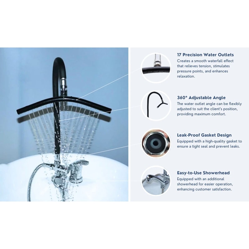 Adjustable Head Spa Equipment Frame For Shampoo Bowl And Bed Setup 6