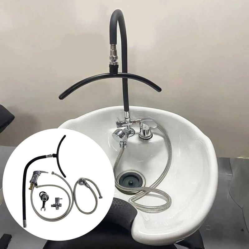 Adjustable Head Spa Equipment Frame For Shampoo Bowl And Bed Setup 7