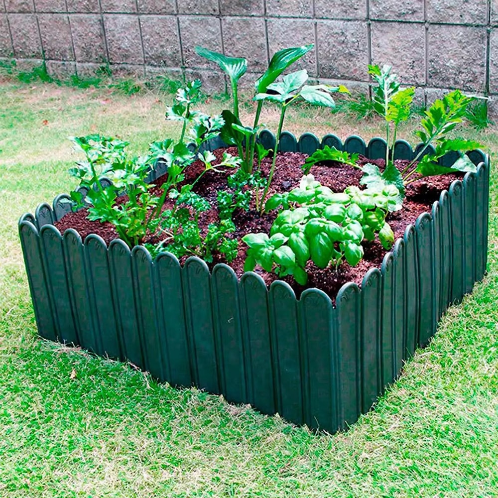 Decorative Garden Fence Border With Stakes For Flower Beds And Lawns 9