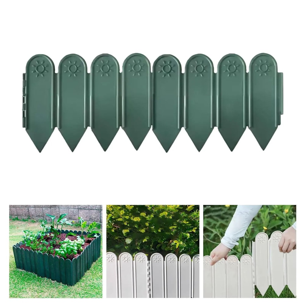 Decorative Garden Fence Border With Stakes For Flower Beds And Lawns 2