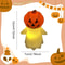 Ghost Reading Book Lamp Halloween Decorative Light Figure 1