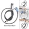 Salon Shampoo Faucet Set With Spray Hose Hot And Cold Mixer Tap 8