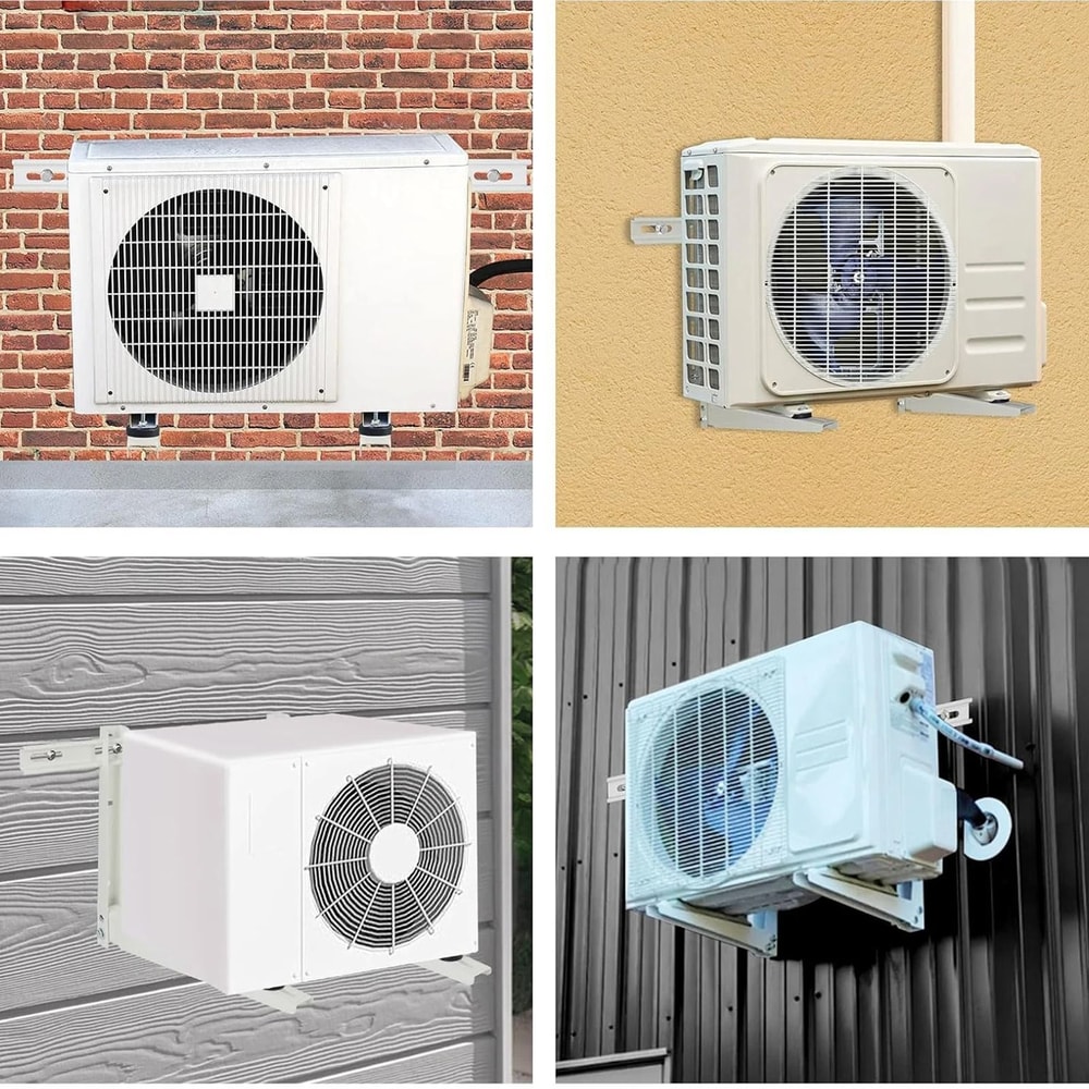 Anti Vibration Air Conditioner Bracket Universal Condenser Ground Stand 4