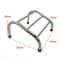 Stainless Steel Barber Chair Footrest With Non Slip Pads 0