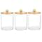 Clear Acrylic Storage Organizer Jars With Lid For Cosmetics And Desktop Use 6