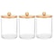 Clear Acrylic Storage Organizer Jars With Lid For Cosmetics And Desktop Use 6