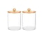 Clear Acrylic Storage Organizer Jars With Lid For Cosmetics And Desktop Use 5