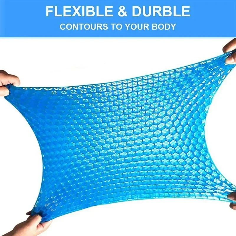 Double Thick Gel Seat Cushion For Pressure Relief And Breathable Comfort 5
