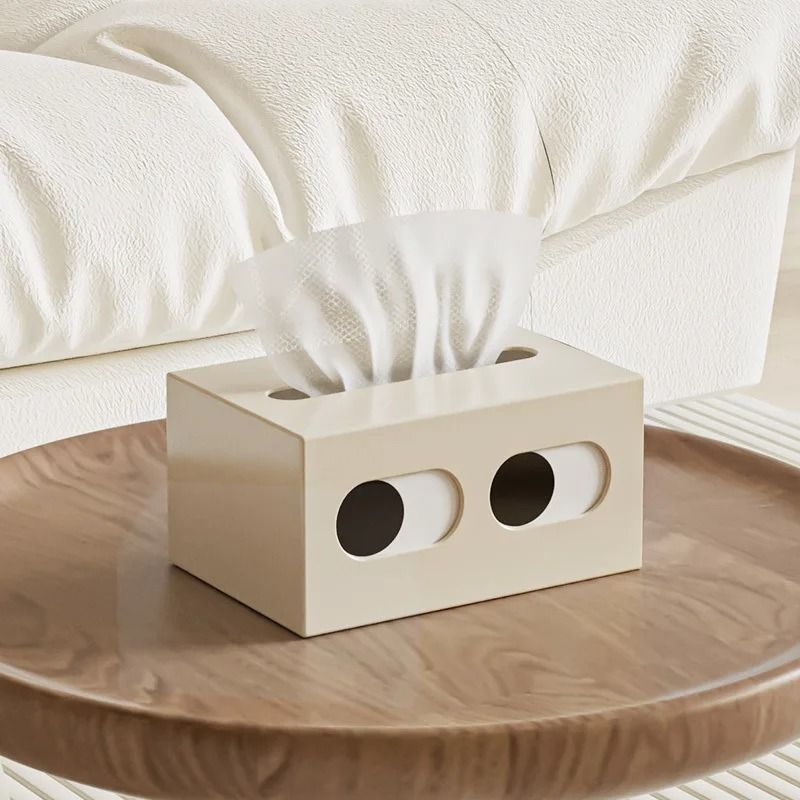 Modern Tabletop Tissue Box Holder Decorative Paper Storage Case 3