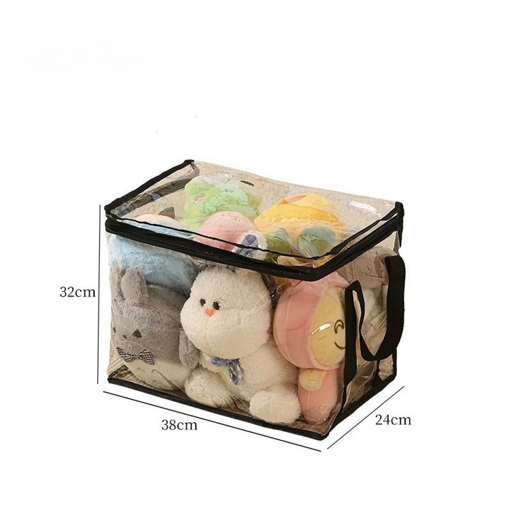 Large Capacity Plush Toy Storage Bag Waterproof Organizer For Kids 4