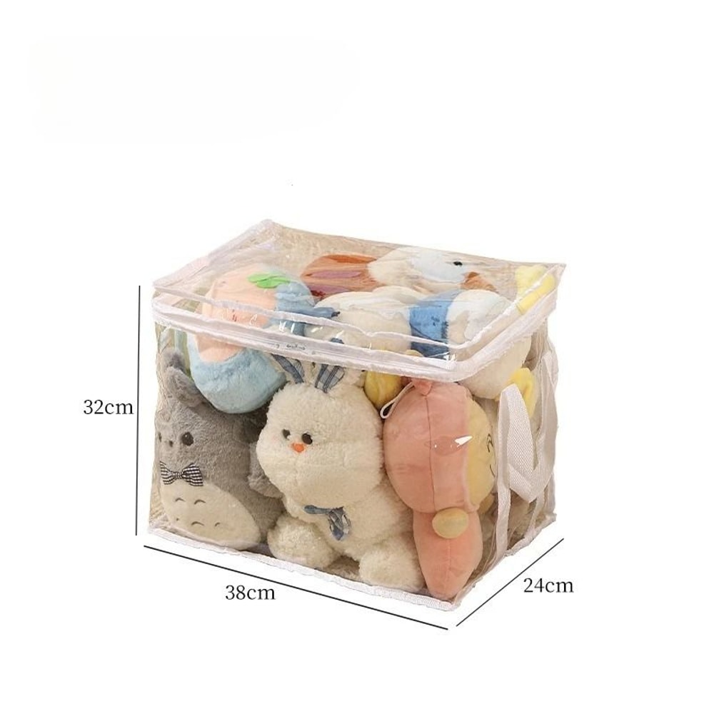 Large Capacity Plush Toy Storage Bag Waterproof Organizer For Kids 2