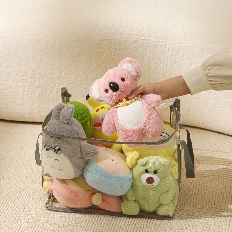 Large Capacity Plush Toy Storage Bag Waterproof Organizer For Kids 9