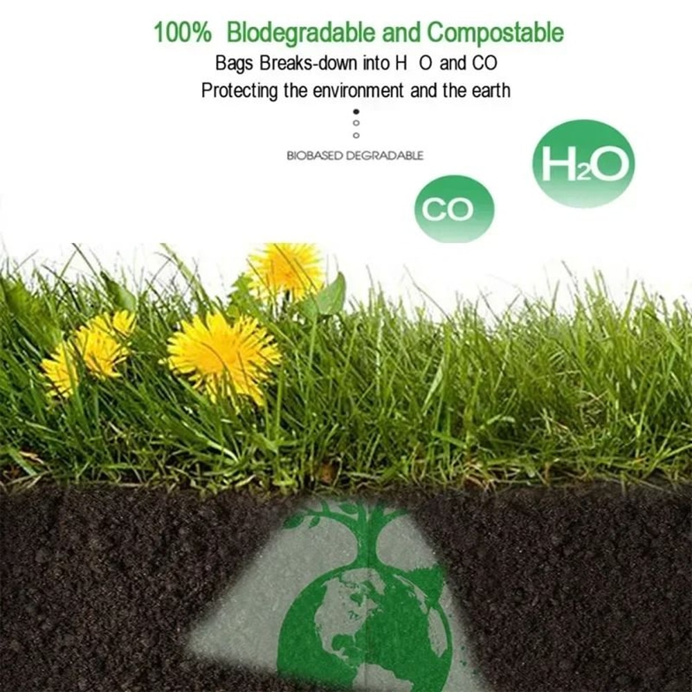 Biodegradable Compostable Trash Bags For Kitchen Household Use 7