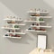 5 Tier Adjustable Wall Mounted Display Shelf For Action Figures And Collectibles 0