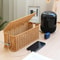 Handmade Rattan Cable Management Box Under Desk Cord Organizer 0