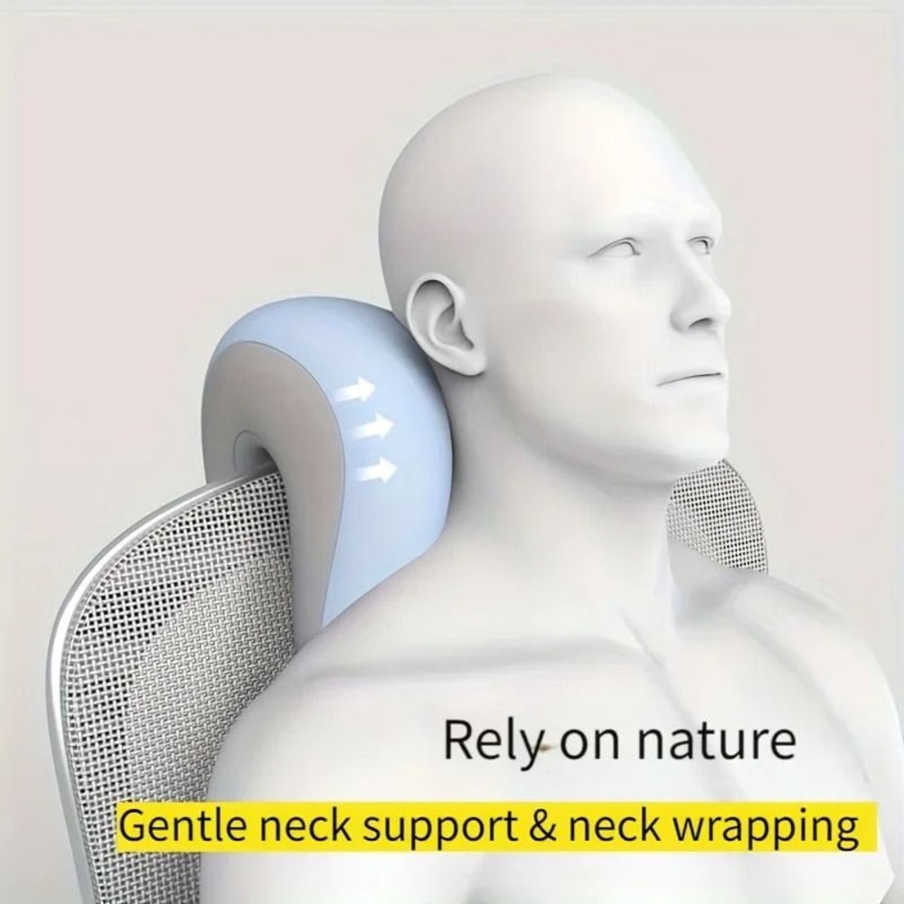 Ergonomic Office Nap Pillow With Adjustable Strap For Neck Support 7