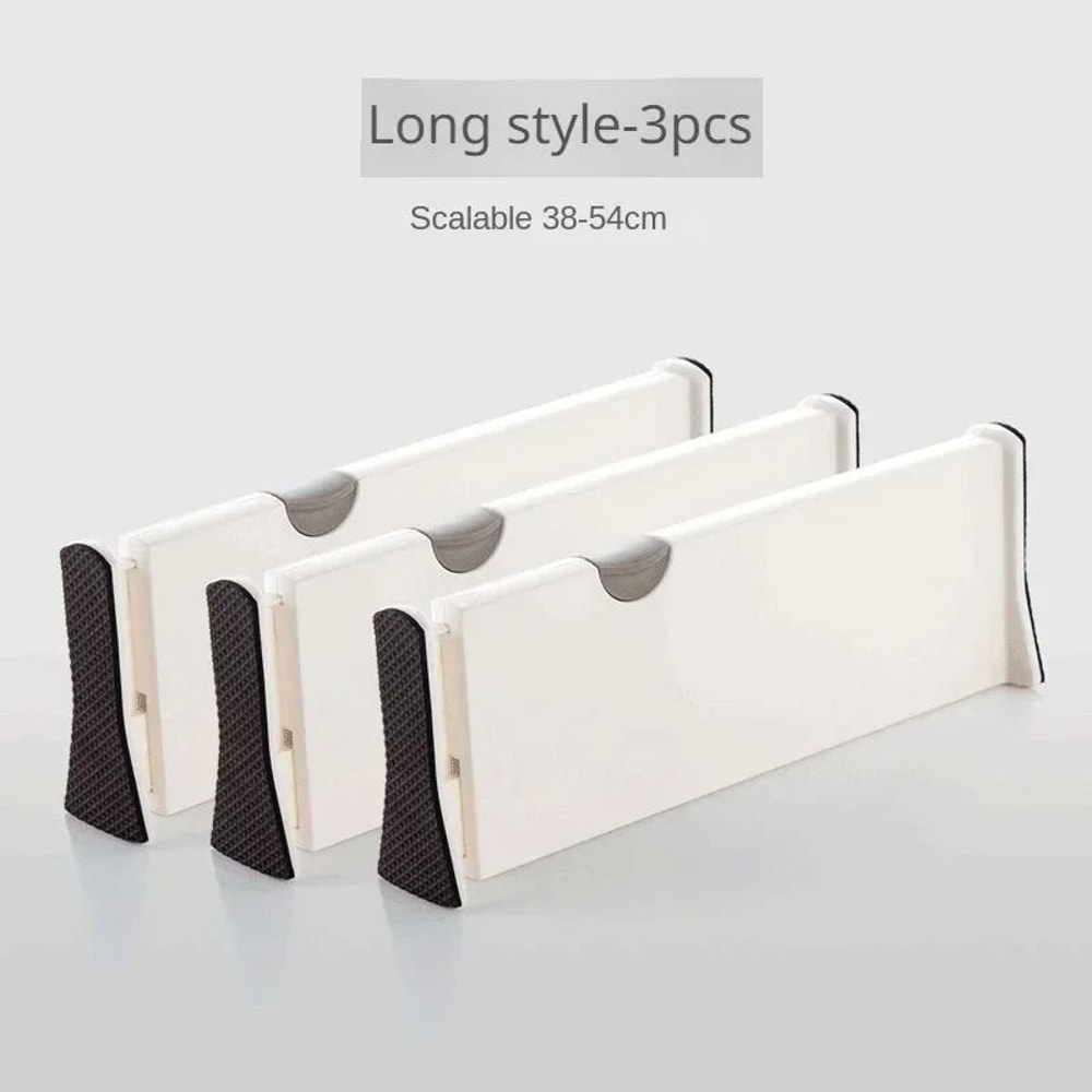 Adjustable Drawer Dividers Organizer Set Of 4 For Kitchen And Home Storage 3