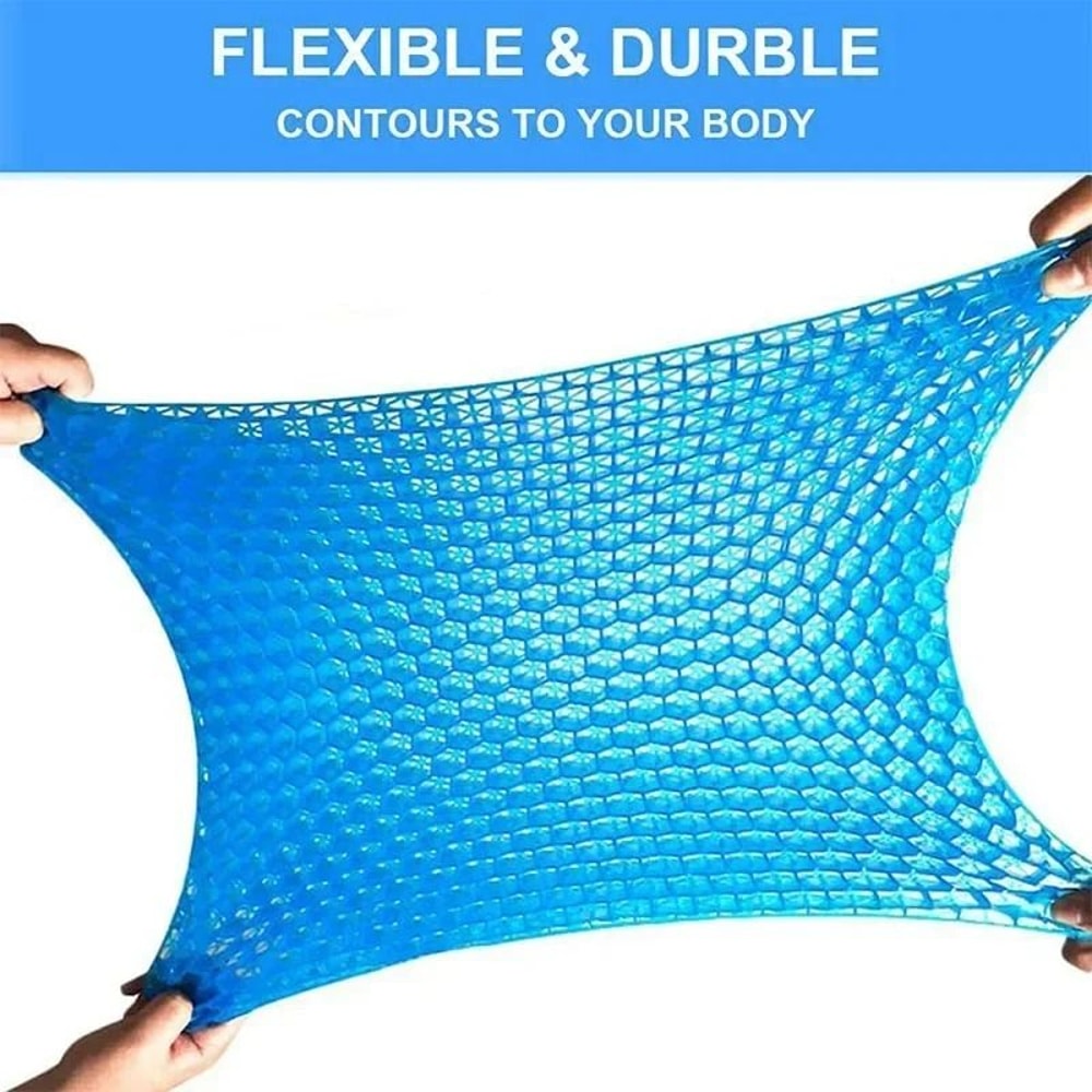 Breathable Gel Seat Cushion For Pressure Relief And Tailbone Support 0
