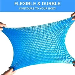 breathable gel seat cushion for pressure relief and tailbone support