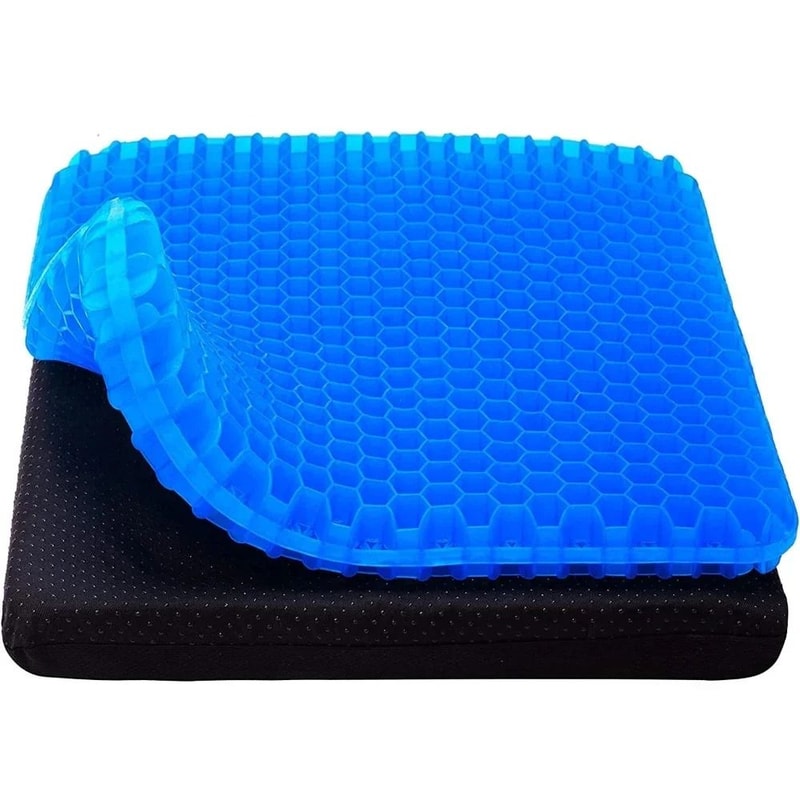 Breathable Gel Seat Cushion For Pressure Relief And Tailbone Support 6