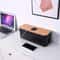 Wooden Cable Storage Box Charger Organizer For Home And Office 0