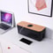 Wooden Cable Storage Box Charger Organizer For Home And Office 0