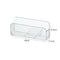 Wall Mounted Remote Control Storage Box Transparent Acrylic Organizer Shelf 2