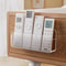 Wall Mounted Remote Control Storage Box Transparent Acrylic Organizer Shelf 0