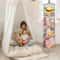 Foldable Hanging Toy Storage Hammock With 4 Compartments For Kids Rooms 10