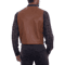 Snapbutton western leather vest