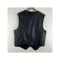Leather riding vest for warm weather