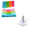 Windproof Hanging Laundry Clips With Storage Basket Organizer 7