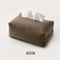 Modern Artificial Leather Tissue Box Square Bathroom Decor 3