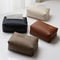 Modern Artificial Leather Tissue Box Square Bathroom Decor 0