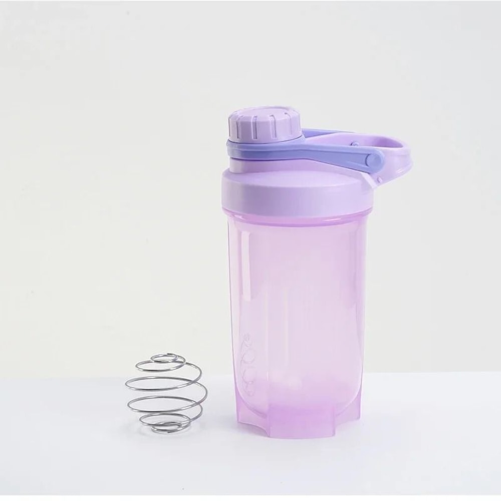 500ml BPA Free Leak Proof Sports Water Bottle Protein Shaker 2
