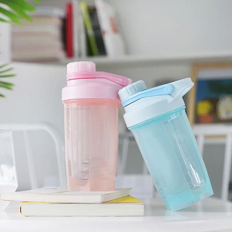 500ml BPA Free Leak Proof Sports Water Bottle Protein Shaker 10