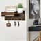Rustic Wall Mounted Key Rack And Mail Organizer With Shelf 6