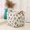 Foldable Cotton Linen Laundry Basket Toy And Clothes Storage Hamper 5