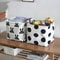 Foldable Cotton Linen Laundry Basket Toy And Clothes Storage Hamper 8