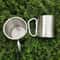 Stainless Steel Camping Mug With Carabiner Handle Lightweight Outdoor Coffee Cup 7